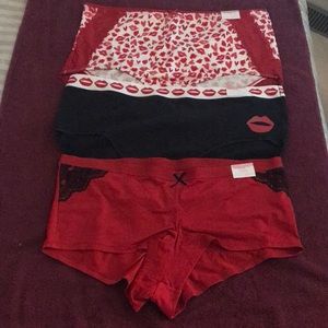 Cacique 2022 Valentine Themed Panties | 3 Panties | Size 14/16 | NWT